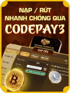 codepay3 nạp rút xóc đĩa